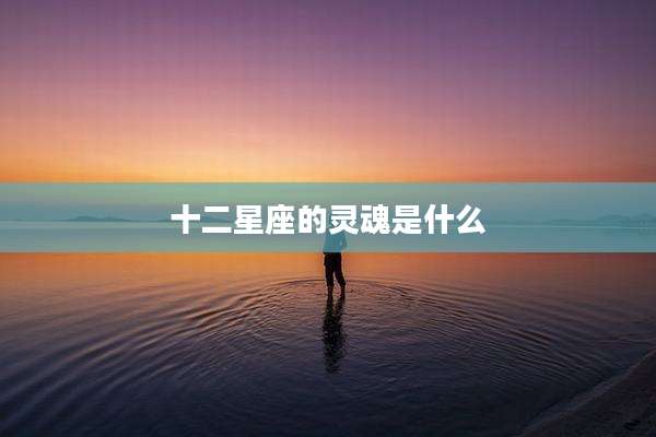 十二星座的灵魂是什么