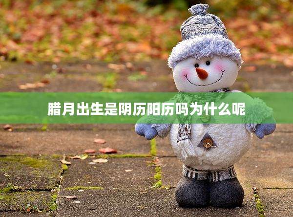 腊月出生是阴历阳历吗为什么呢