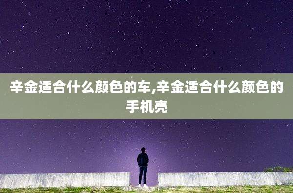 辛金适合什么颜色的车,辛金适合什么颜色的手机壳