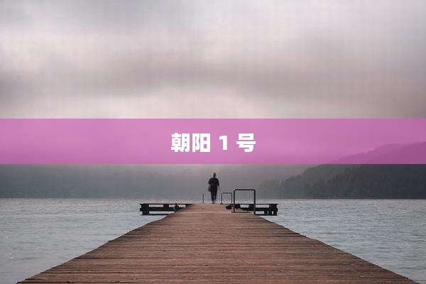 朝阳 1 号