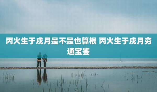 丙火生于戌月是不是也算根 丙火生于戌月穷通宝鉴