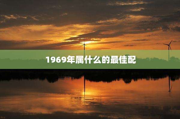 1969年属什么的最佳配