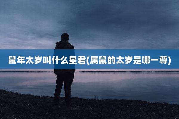 鼠年太岁叫什么星君(属鼠的太岁是哪一尊)