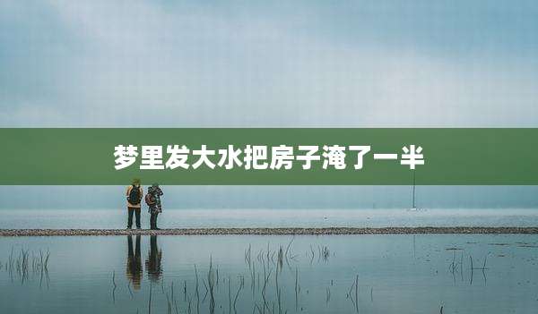梦里发大水把房子淹了一半