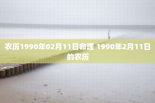 农历1990年02月11日命理 1990年2月11日的农历