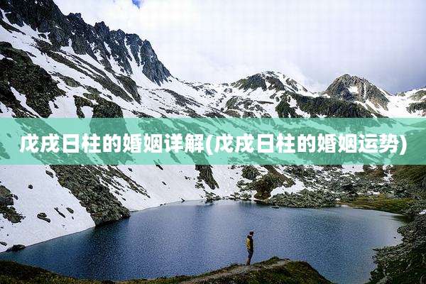 戊戌日柱的婚姻详解(戊戌日柱的婚姻运势)