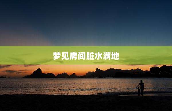 梦见房间脏水满地