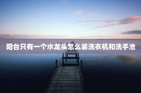 阳台只有一个水龙头怎么装洗衣机和洗手池
