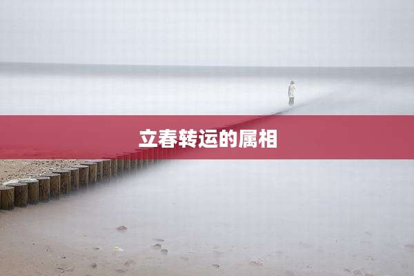 立春转运的属相
