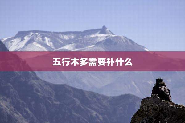 五行木多需要补什么