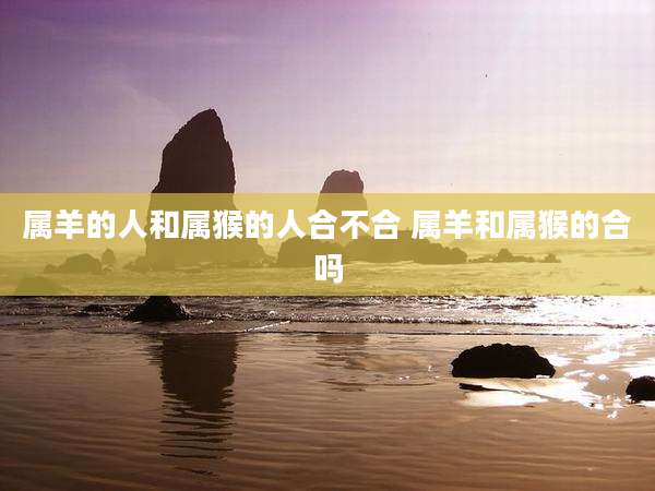 属羊的人和属猴的人合不合 属羊和属猴的合吗