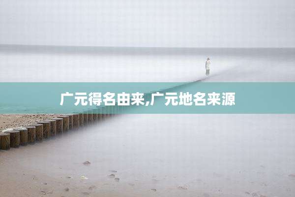 广元得名由来,广元地名来源