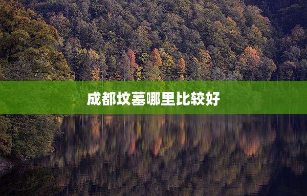 成都坟墓哪里比较好