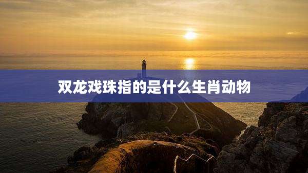 双龙戏珠指的是什么生肖动物