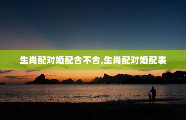 生肖配对婚配合不合,生肖配对婚配表