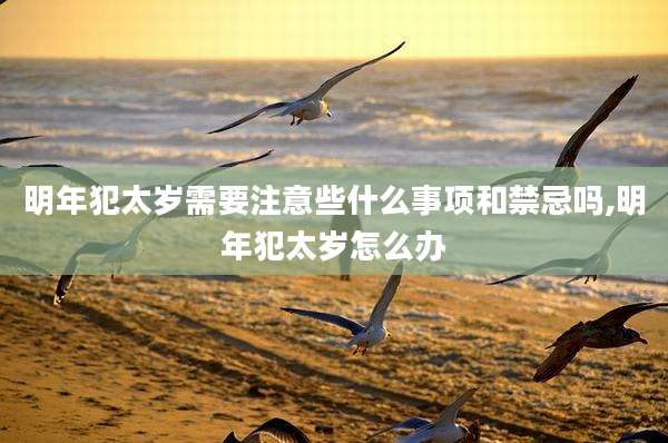 明年犯太岁需要注意些什么事项和禁忌吗,明年犯太岁怎么办