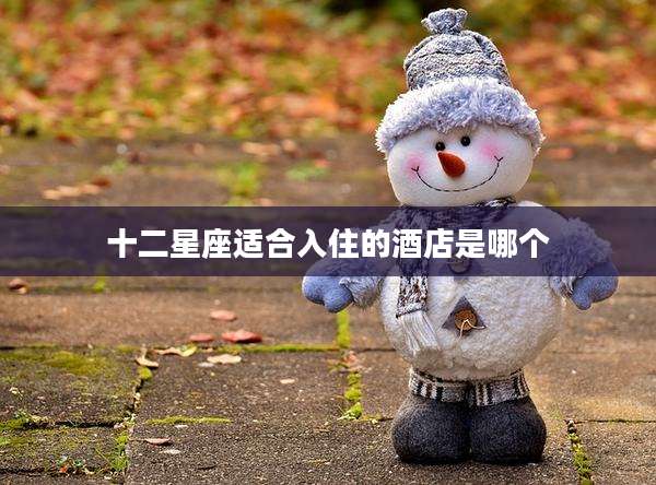 十二星座适合入住的酒店是哪个