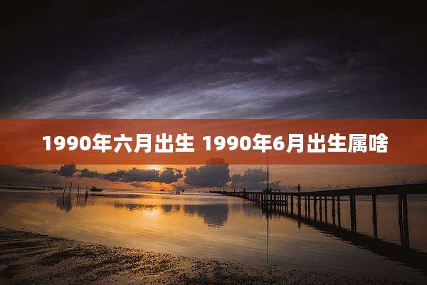1990年六月出生 1990年6月出生属啥