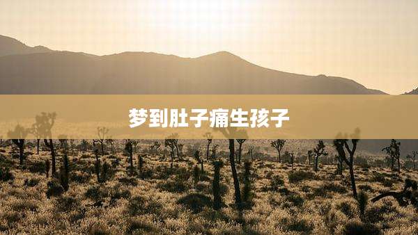 梦到肚子痛生孩子