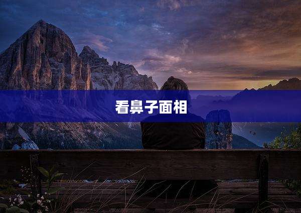 看鼻子面相