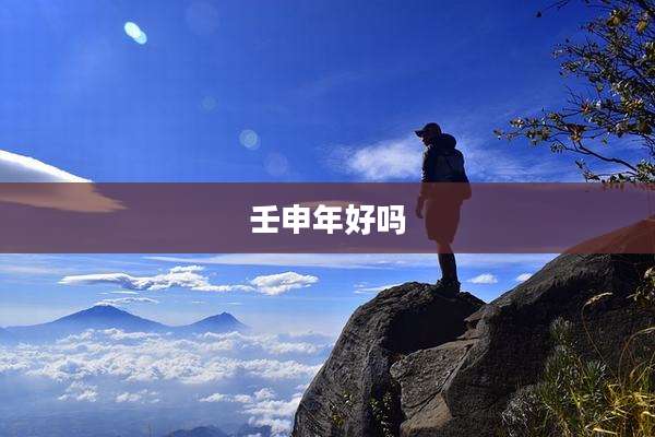壬申年好吗