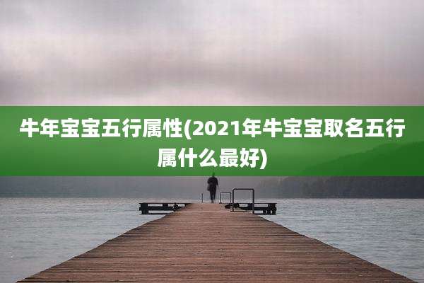 牛年宝宝五行属性(2021年牛宝宝取名五行属什么最好)