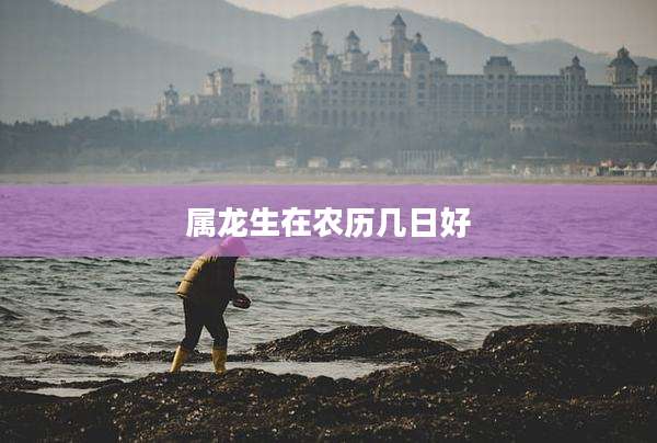 属龙生在农历几日好