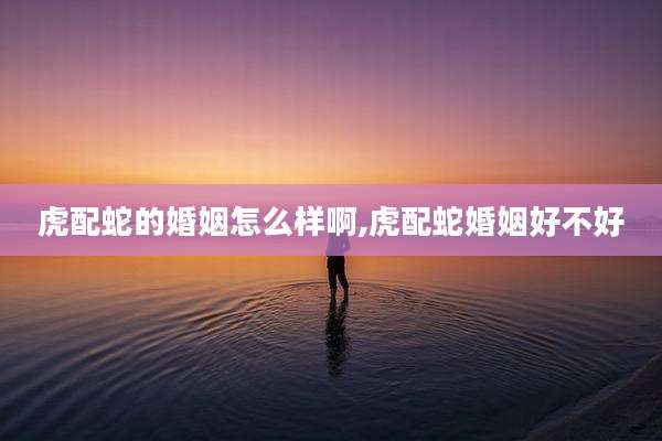 虎配蛇的婚姻怎么样啊,虎配蛇婚姻好不好