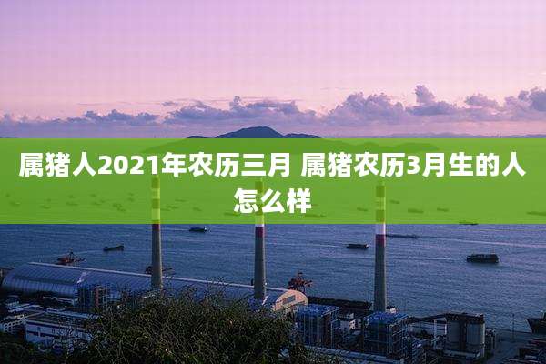 属猪人2021年农历三月 属猪农历3月生的人怎么样