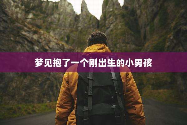 梦见抱了一个刚出生的小男孩