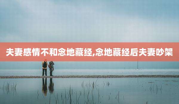 夫妻感情不和念地藏经,念地藏经后夫妻吵架