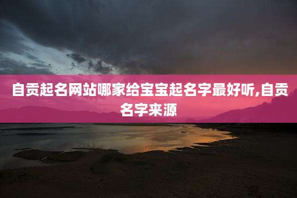 自贡起名网站哪家给宝宝起名字最好听,自贡名字来源