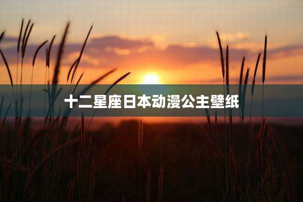 十二星座日本动漫公主壁纸