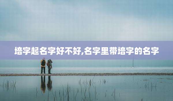 培字起名字好不好,名字里带培字的名字