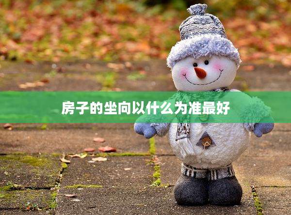房子的坐向以什么为准最好