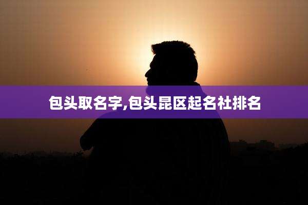 包头取名字,包头昆区起名社排名