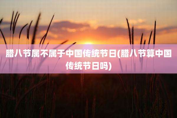 腊八节属不属于中国传统节日(腊八节算中国传统节日吗)