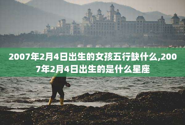2007年2月4日出生的女孩五行缺什么,2007年2月4日出生的是什么星座