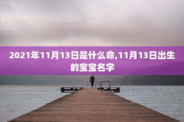2021年11月13日是什么命,11月13日出生的宝宝名字