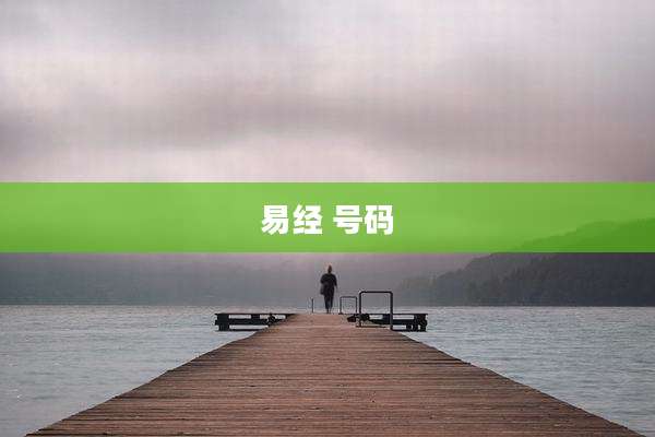 易经 号码