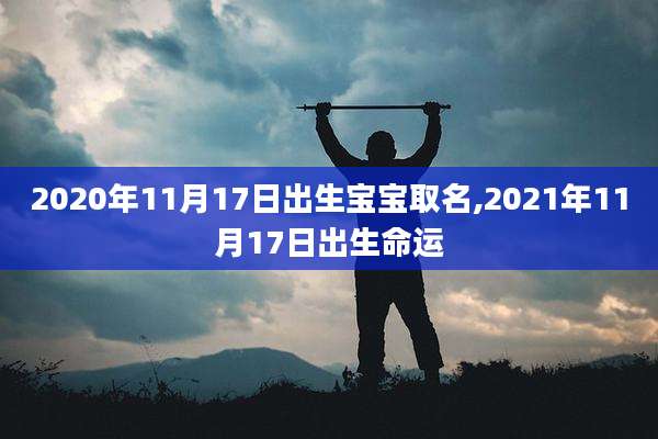 2020年11月17日出生宝宝取名,2021年11月17日出生命运
