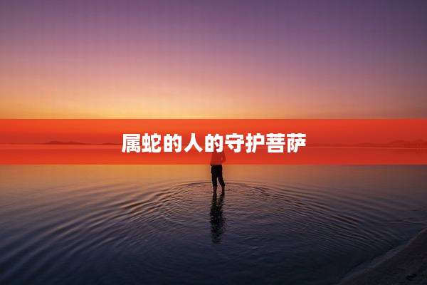 属蛇的人的守护菩萨