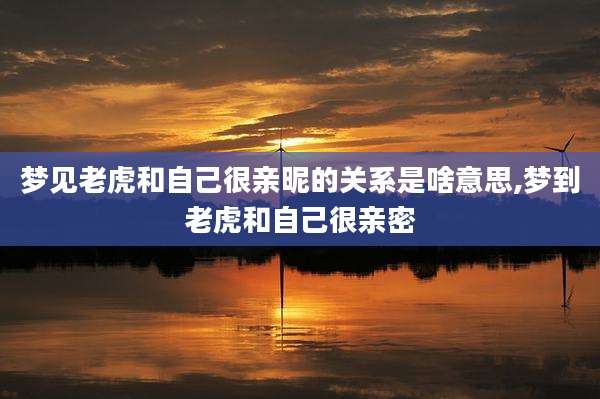 梦见老虎和自己很亲昵的关系是啥意思,梦到老虎和自己很亲密
