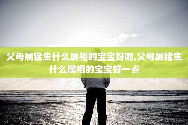 父母属猪生什么属相的宝宝好呢,父母属猪生什么属相的宝宝好一点