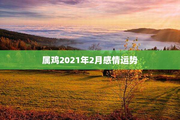 属鸡2021年2月感情运势