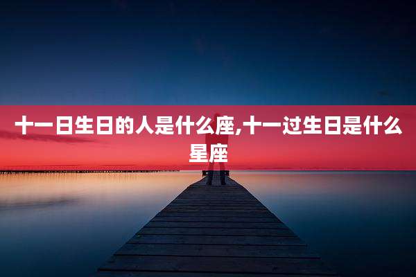 十一日生日的人是什么座,十一过生日是什么星座