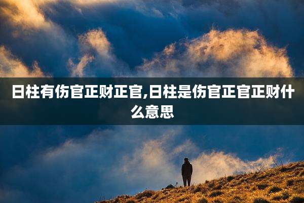 日柱有伤官正财正官,日柱是伤官正官正财什么意思