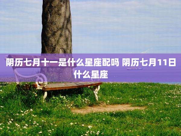 阴历七月十一是什么星座配吗 阴历七月11日什么星座
