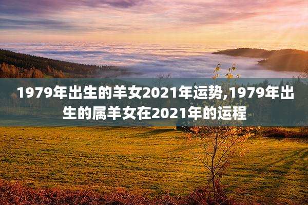 1979年出生的羊女2021年运势,1979年出生的属羊女在2021年的运程