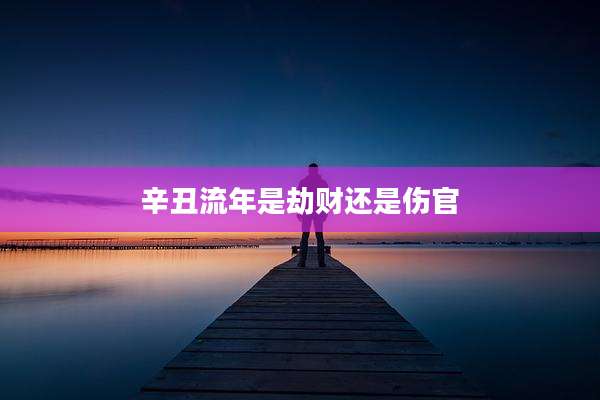 辛丑流年是劫财还是伤官